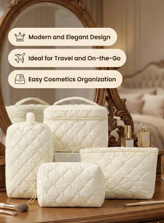 Set of four multi-sized makeup bags - Z60 - view 2